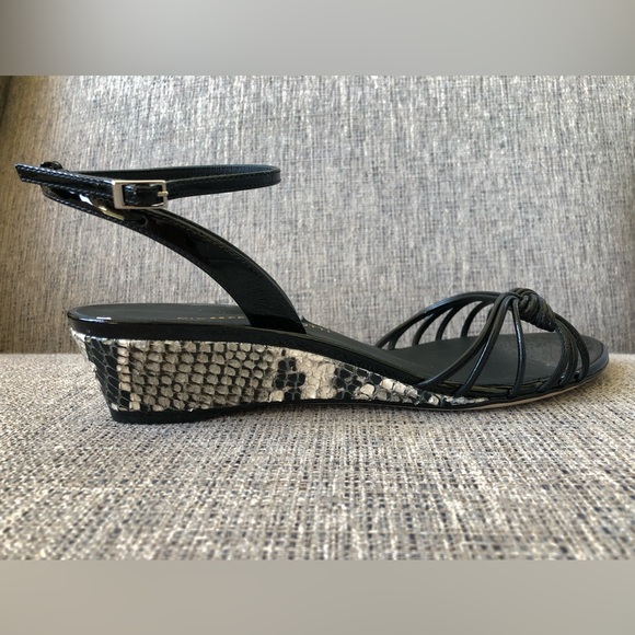 Brand new, never worn Giuseppe Zanotti wedge sandals in Italian shoe size 37.5 - Picture 14 of 16
